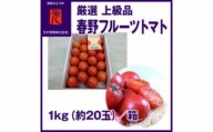 春野フルーツトマト 厳選 上級品 1kg(約20玉)| 元木青果 [2024年2月中旬以降発送]