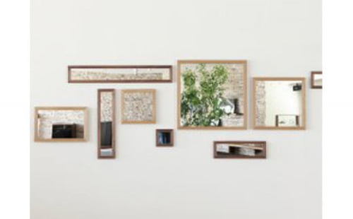 ORLO Wall Mirror 2163 walnut