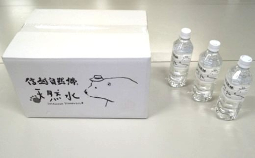 信越自然郷 天然水500ml PETボトル24本入り 443791 - 長野県栄村 | au ...