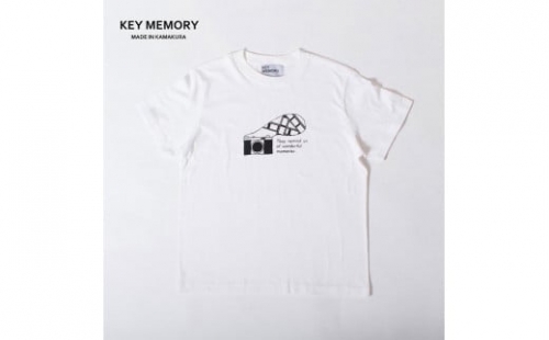 【3サイズ】【KEY MEMORY】Camera T-shirts WHITE