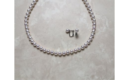 【ふるさと納税】特選 あこや真珠ネックレス＆イヤリングセット