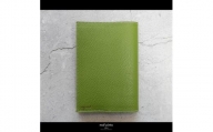 maf pinto (マフ ピント) レザーブックカバー 新書サイズ ADRIA LINE グリーンティー 本革 日本製