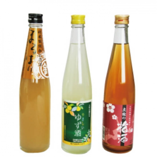 高知特産 果実の香り酒500ml×3種セット B-226 4468 - 高知県香南市