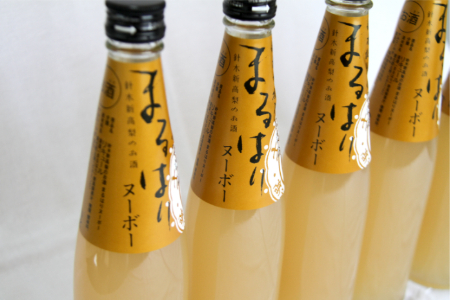 新高梨のお酒解禁!まるはりヌーボー500ml×4本 D-60 4484 - 高知県香南市