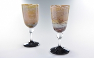 Hiwairo ワイングラス（1脚）〈ガラス グラス ワイングラス コップ 工芸品 食器 日用品 〉