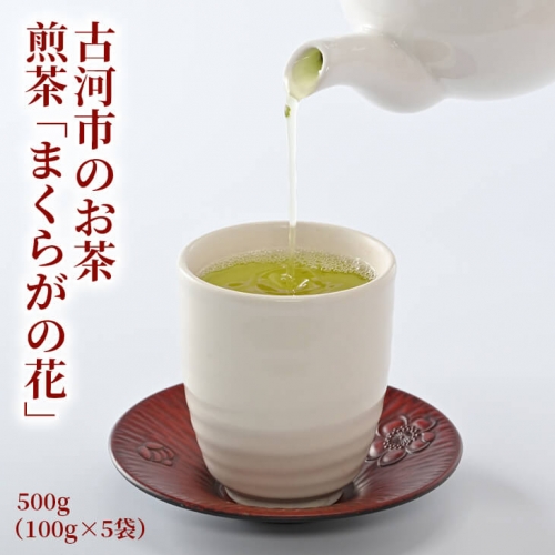 AX01_古河市のお茶　煎茶「まくらがの花」500g（100g×5）