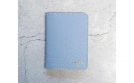 maf pinto (マフ ピント) レザーカードケース クリアポケット ライトブルー ADRIA LINE 本革 日本製