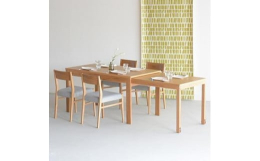 【ふるさと納税】DT06 ウレタン DC01 アネルカグレー オーク 5点 伸張式 ダイニングセット