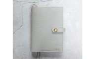 maf pinto (マフ ピント) 手帳カバー A5サイズ ライトグレー ADRIA LINE レザー 本革 日本製