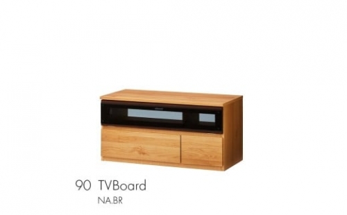 テレビボード 幅90☆コンパクト ローボード シンプル　カラー：NA