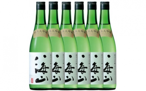 日本酒 八海山 純米大吟醸 45%精米 720ml×6本 458150 - 新潟県南魚沼市
