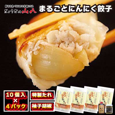 まるごとにんにく餃子【ぎょうざの山八】[F2082] 45824 - 福岡県福津市