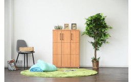 ■様々なお部屋にマッチ■フリーボードとしても使える■靴の臭いなど嫌なにおいを取ってくれる！フリーボードとしても使えるシューズボックスです。美しい木目は様々なお部屋にマッチします。棚は可動棚で玄関、お部