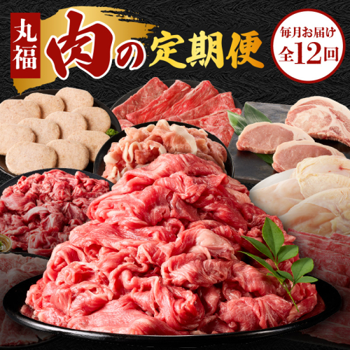 丸福 肉の定期便（12回／毎月） 46010 - 佐賀県玄海町