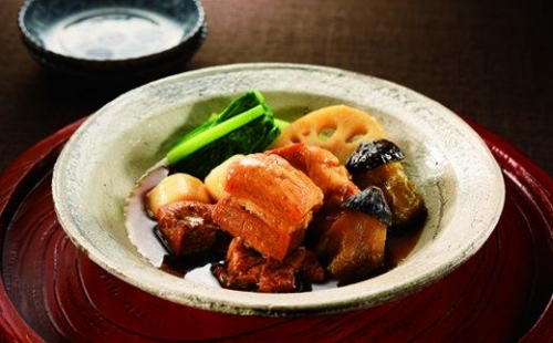 楽縁　豚の角煮と野菜の炊き合わせ　約550ｇ 46076 - 佐賀県玄海町