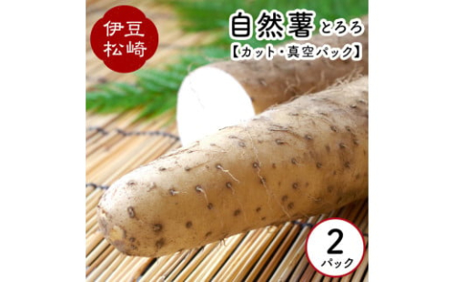 婆娑羅農産 自然薯 カット 2パック 467230 - 静岡県松崎町