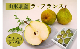 全国でも有数の果物生産量を誇る山形県。国内におけるラ・フランスの生産量については山形県はダントツの第一位で、全国の約7割ものシェアを誇っています。ご紹介するラ・フランスは、山形県でも特に果樹栽培の盛ん
