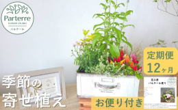 花屋が選ぶ四季折々の花苗を陶器またはバスケット、ブリキ鉢に寄せ植えしてお送りいたします。季節によって花の種類、入れ物の種類が変わります。届いた鉢はすぐに玄関先やお庭、室内に飾ることができます。母の日や