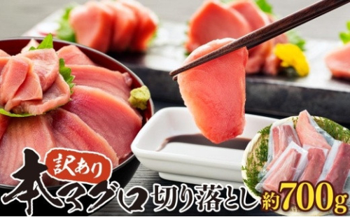 【訳あり】長崎県産 本マグロ切り落とし 約700g 472989 - 長崎県長崎県庁