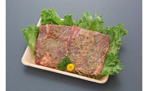 味自慢A4近江牛肩ロースステーキ（山椒味噌漬け）【200g×2枚】【AJ03W】 47322 - 滋賀県近江八幡市