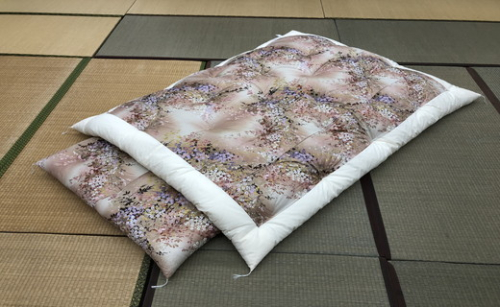 極上純綿もめん布団「掛敷ふとんセット」（赤色）掛け1枚、敷き1枚【CW04W】 47369 - 滋賀県近江八幡市
