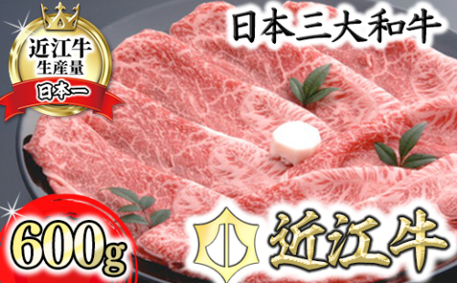 【４等級以上の未経産牝牛限定】近江牛カタ・バラすき焼き【 600g】【AF07W】 47442 - 滋賀県近江八幡市