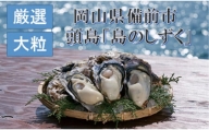 【厳選！】日生頭島大粒殻付き牡蠣「島のしずく」（加熱用・20個）と「島レモン」