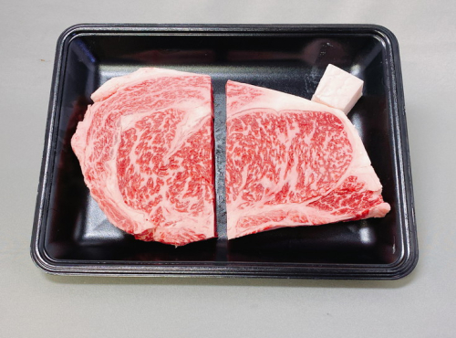 【4等級以上】厳選 近江牛 リブロースステーキ 【500ｇ（250g × 2枚）】【BS04W】 47627 - 滋賀県近江八幡市