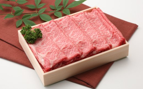 【4等級以上】【近江牛　毛利志満】近江牛　すき焼き・しゃぶしゃぶ用スライス【800ｇ】【S026W】 47635 - 滋賀県近江八幡市