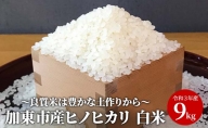 米 令和5年産 加東市産 ヒノヒカリ 白米 9kg
