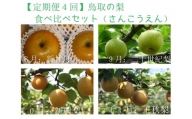 1203【定期便４回】鳥取の梨食べ比べセット(さんこうえん)