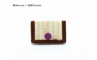 inoca  CASE　CARD【栗×紫紺】