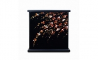 タツクラフト 紀州塗り ミニ仏壇 雅 小 しだれ桜