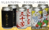 No.191 うしとらブルワリー　クラフトビール飲み比べ6本セット ／ お酒 地ビール 栃木県