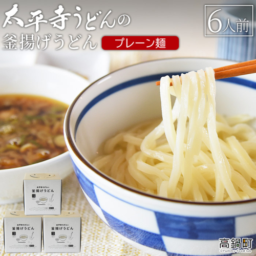 ＜太平寺うどんの釜揚げうどん プレーン麺（6人前）＞ 486109 - 宮崎県高鍋町