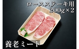 【ふるさと納税】【飛騨牛】ロースステーキ用200g×2枚