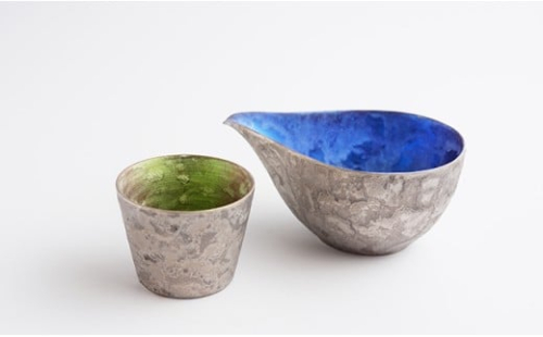 有田焼 麟 Lin プラチナ 冷酒器【金照堂】和食器 食器 酒器 片口 ぐい呑み ぐいのみ おちょこ お猪口 酒器セット 晩酌 盃 メタリック ハレの日 お祝い かっこいい おしゃれ ギフト A45-368 488221 - 佐賀県有田町