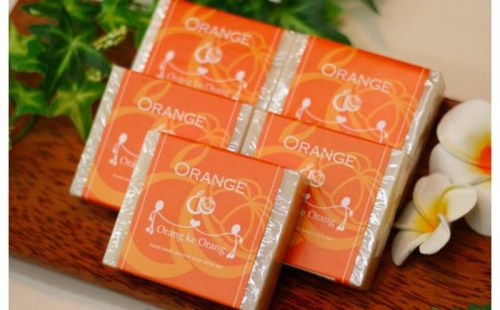 無添加手作り石鹸 一番人気のオレンジが好きなあなたに（オレンジ80g×5個） 494710 - 大阪府泉佐野市