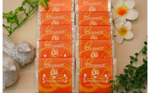 無添加手作り石鹸 一番人気のオレンジが好きなあなたに（オレンジ80g×10個） 099H1182 494718 - 大阪府泉佐野市