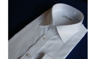 オーダーワイシャツ　-川西町産貝ボタンを使用-【生地：GIZAエジプト綿】WP（白蝶貝）