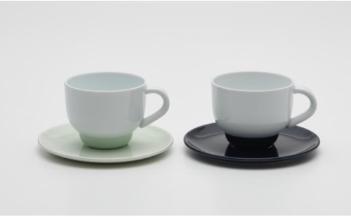 2016/ PD Cup & Saucer Set カップ＆ソーサー 椀皿 4個セット 有田焼 食器 ギフト AA40-208 497613 - 佐賀県有田町