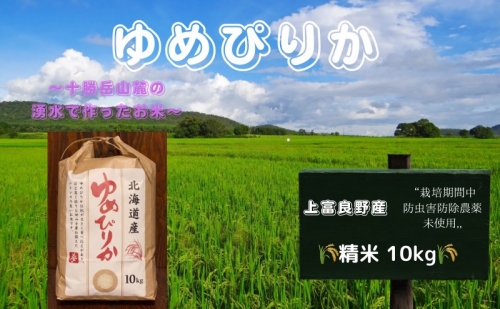 北海道 上富良野産「 新米 ゆめぴりか 」特別栽培 白米 10kg（令和5年産） 500061 - 北海道上富良野町