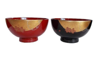 輪島塗 汁椀 雪月花蒔絵 ペア
