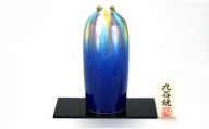 九谷焼　8号花瓶　釉彩