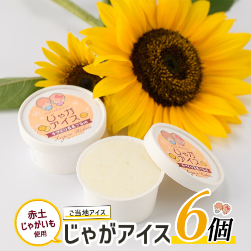 長島町産赤土じゃがいも使用 じゃがアイス(6個)【レガーレ・ワキタ】waki-7330 51285 - 鹿児島県長島町