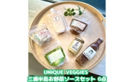 UNIQUE VEGGIES 三浦半島お野菜ソースセット 6点（冷凍）
