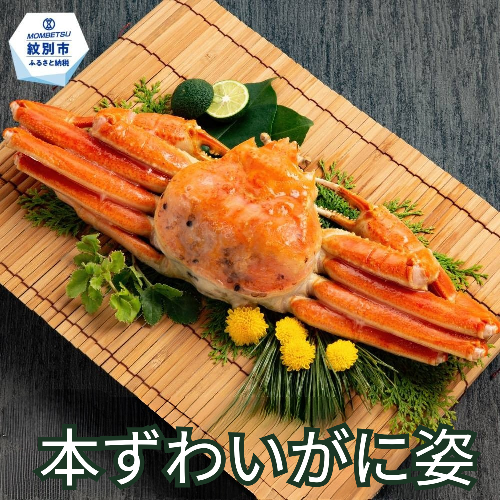 19-107 本ずわいがに姿 大型サイズ2杯 約600～800g
 513336 - 北海道紋別市