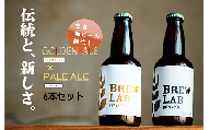 ＢＲＥＷ　ＬＡＢ　クラフトビール　６本セット ビール クラフトビール 地ビール ペールエール ゴールデンエール 鳥取県 倉吉市