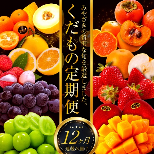 青果店チョイス!くだもの定期便Vol.2(全12回)【F116】 514162 - 宮崎県新富町