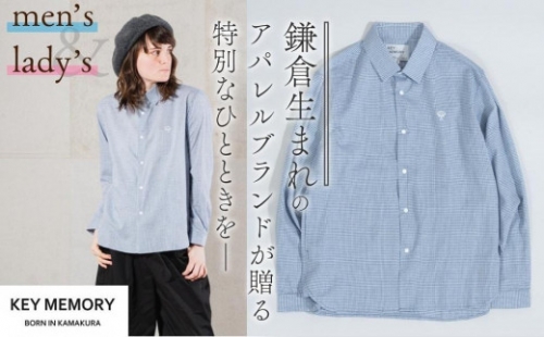 《0》【KEYMEMORY　鎌倉】スナップボタンシャツ　CHECK